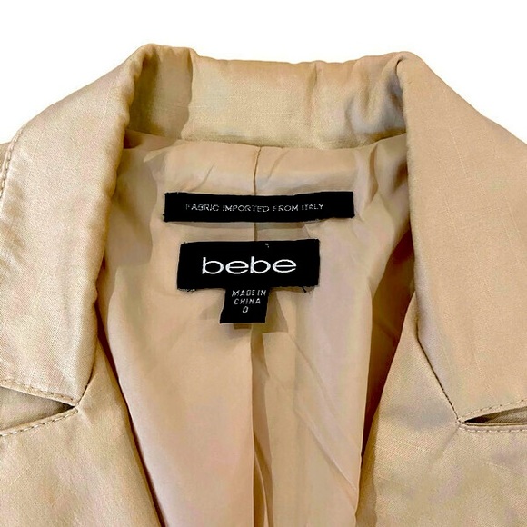 bebe Satiny Jacket - Picture 3 of 7